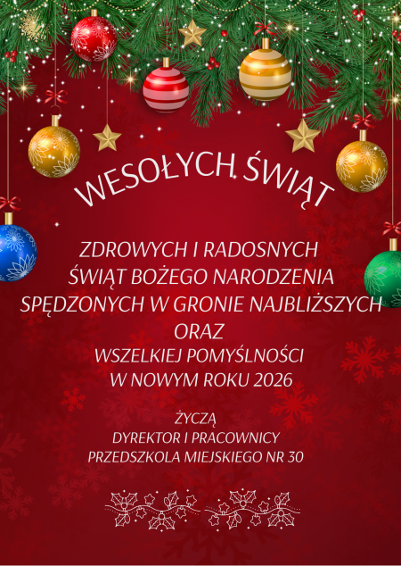 WESOŁYCH ŚWIĄT